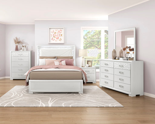 Luna Bedroom Set in As Shown - bedroom room scene