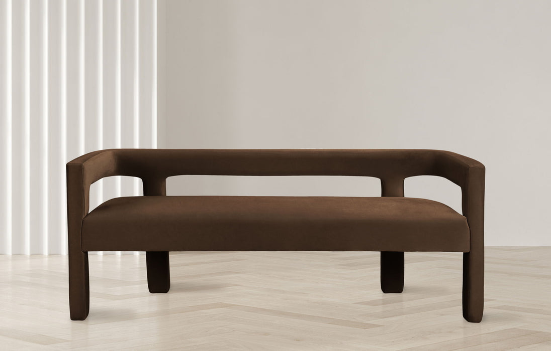 Athena Velvet Upholstered Bench
