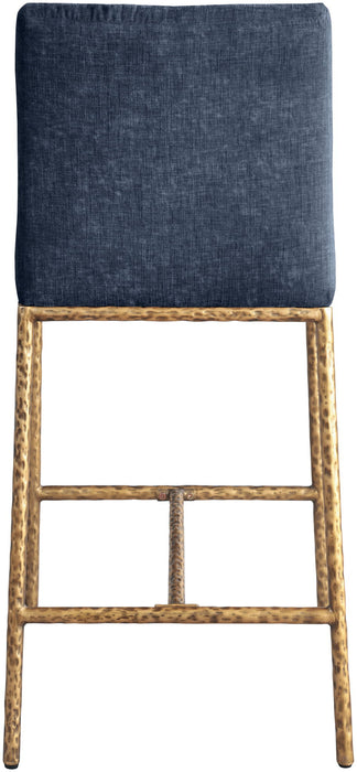 Reeves Chenille Fabric Upholstered Counter Stool