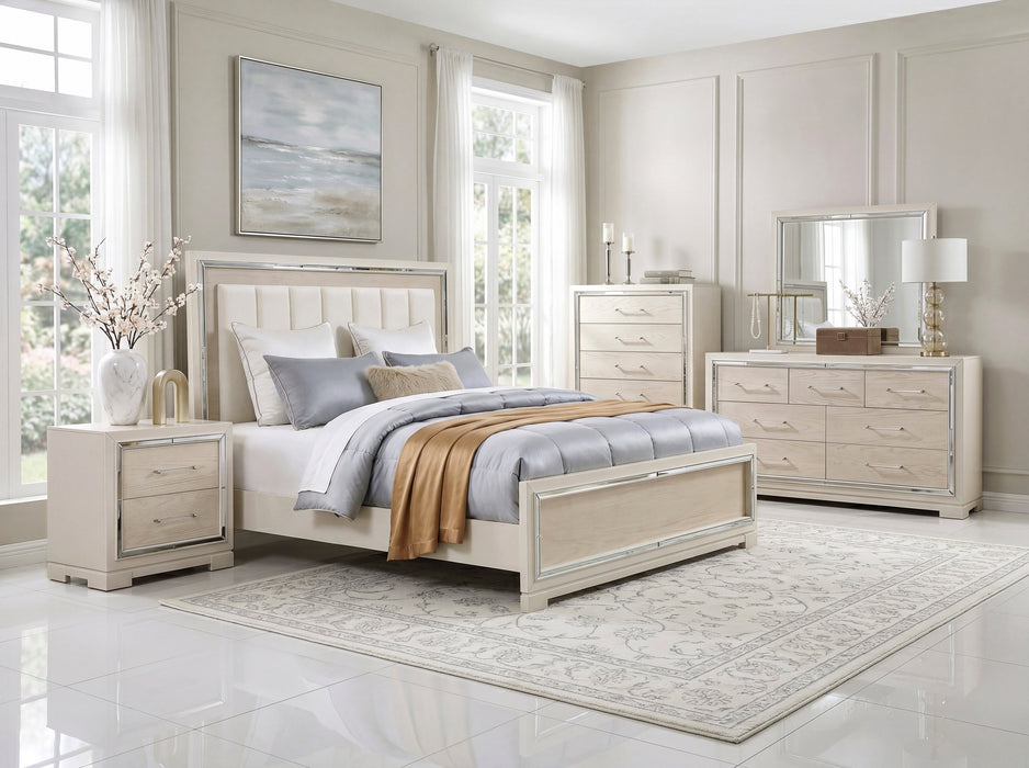 Alabaster Bedroom Set in As Shown - bedroom room scene