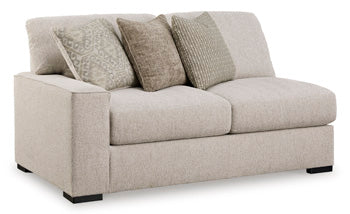 Ballyton Oversized Accent Ottoman - Brown/Beige