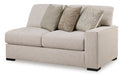 Ballyton Oversized Accent Ottoman - Brown/Beige
