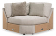 Ballyton Oversized Accent Ottoman - Brown/Beige