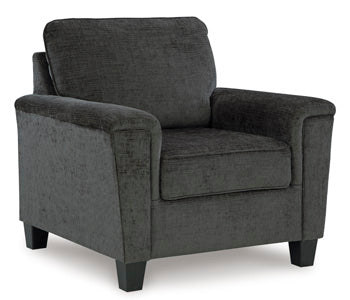 Erinslane Ottoman - Black/Gray