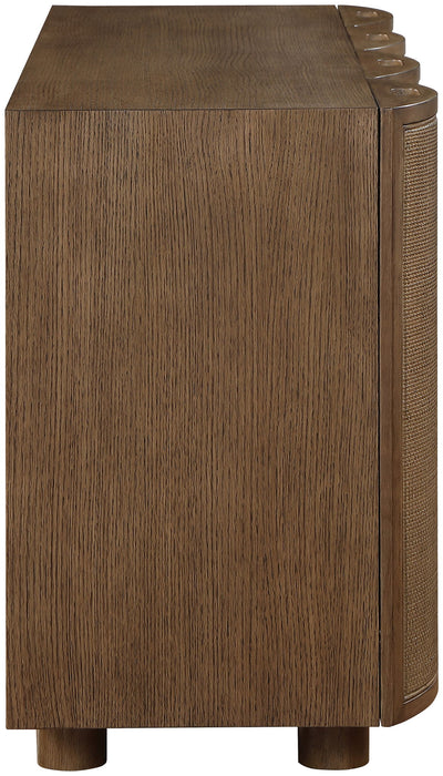 Norin Cane, Solid Wood And Oak Veneer Sideboard/Buffet