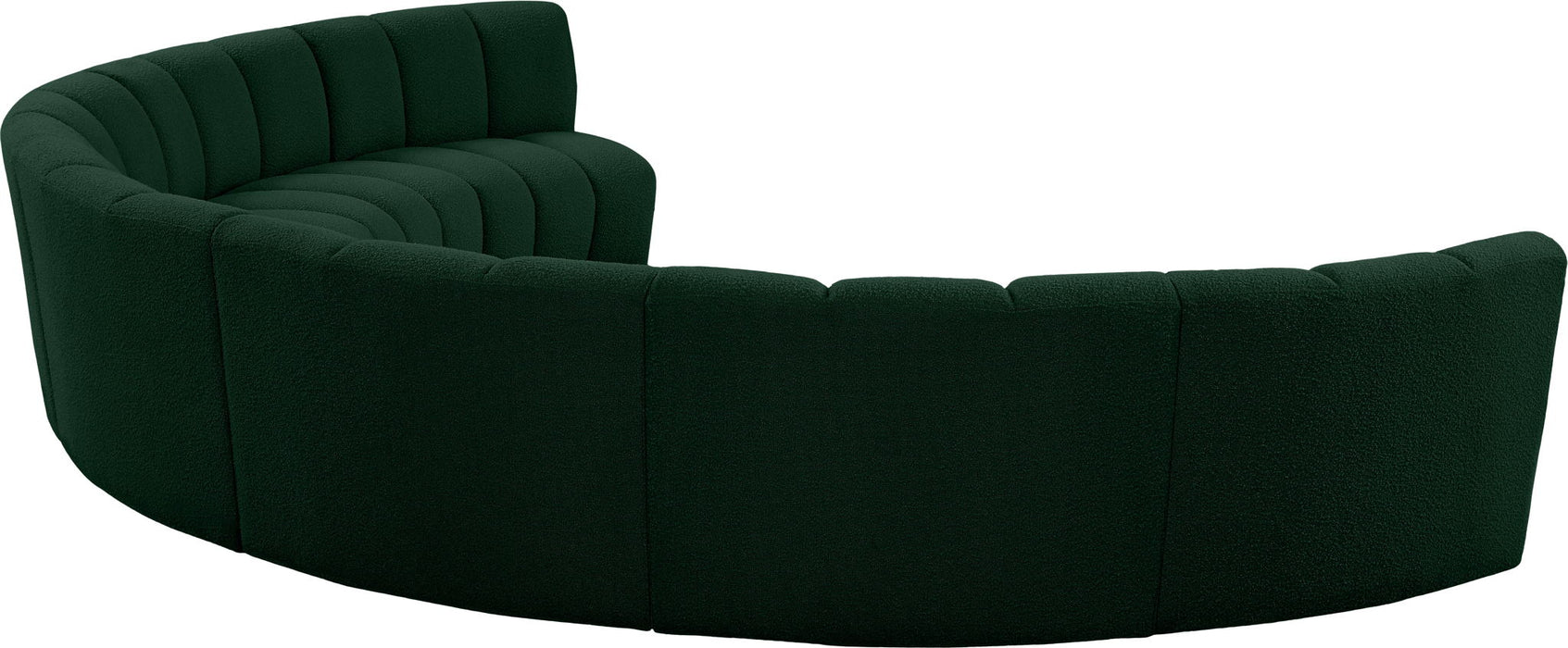 Infinity 178" Boucle Fabric Upholstered 7pc. Modular Sectional