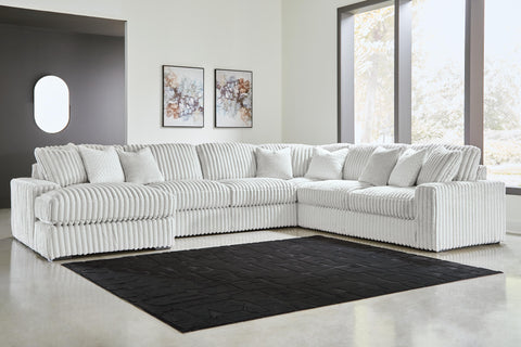 Stupendous 5-Piece Sectional with Chaise