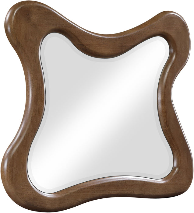 Verra 42" W X 36" H Solid Wood Frame Mirror