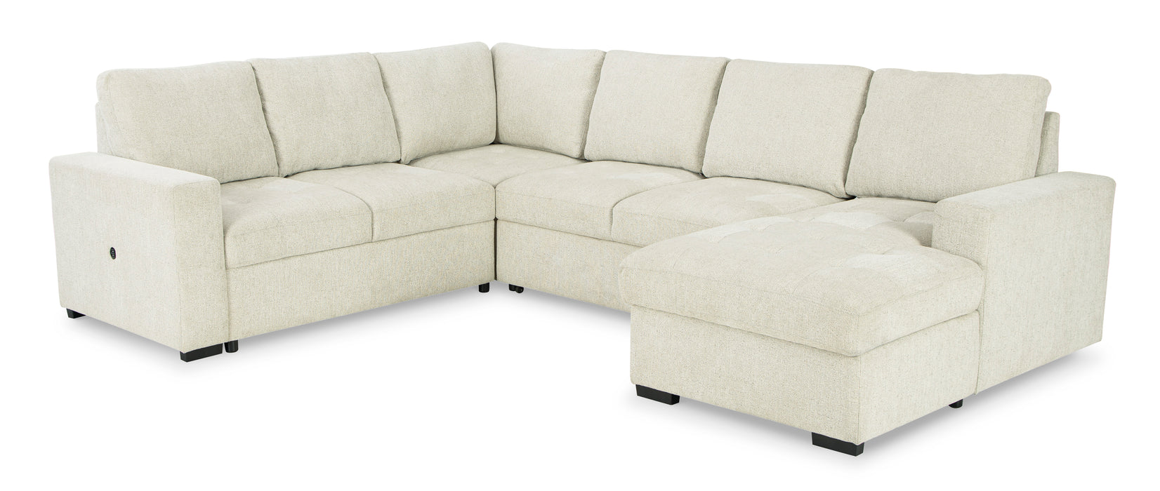 Millcoe 3-Piece Sectional with Pop Up Bed