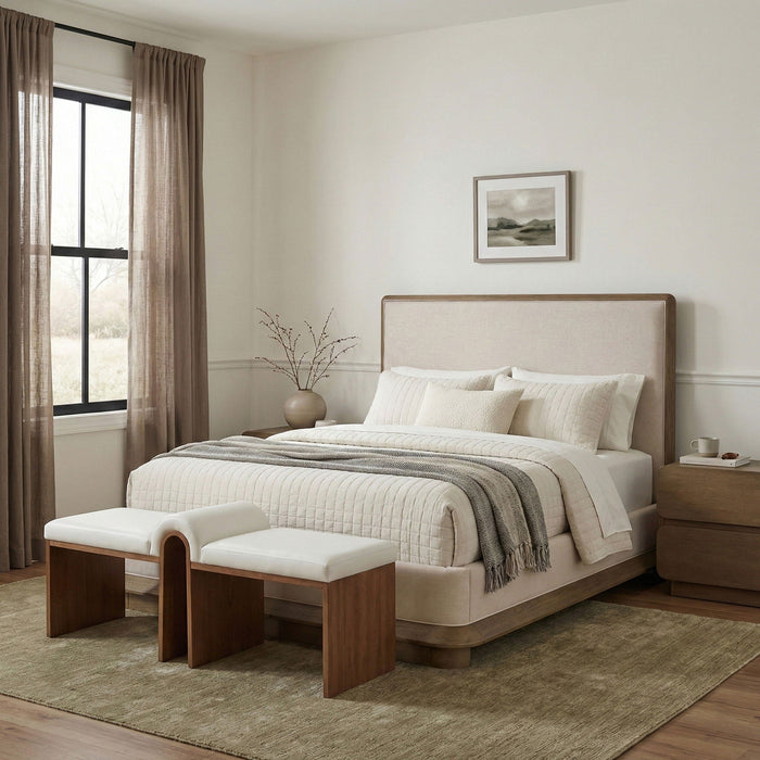Adagio Bedroom Set in Brown - bedroom room scene