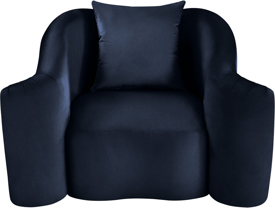 Destin Velvet Upholstered Accent Chair