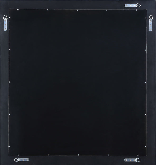 Zayne 36" W X 38" H Wood Veneer Frame Mirror