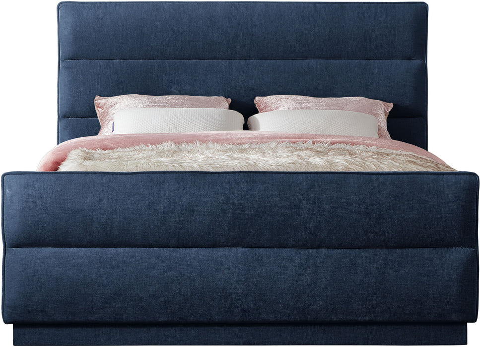 Paxton Chenille Fabric Upholstered Bed