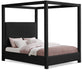 Eden Boucle Fabric Upholstered Bed