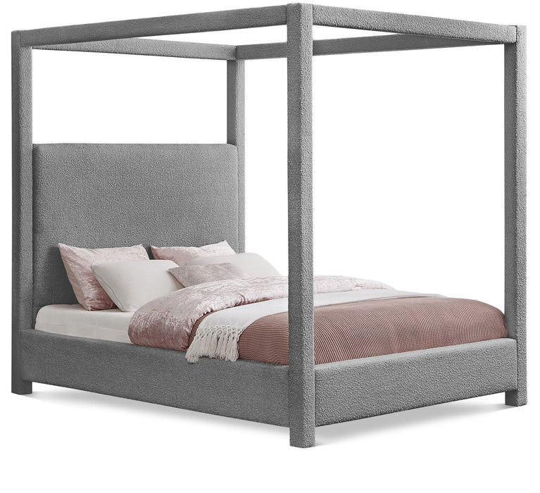Eden Boucle Fabric Upholstered Bed