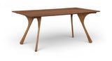 Glenwood 71" Solid Wood And Walnut Veneer Dining Table