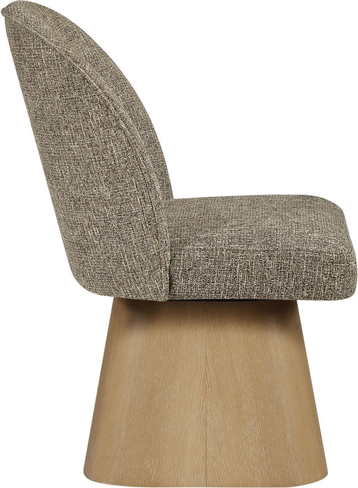 Marlowe Linen Textured Fabric Upholstered Dining Side Chair