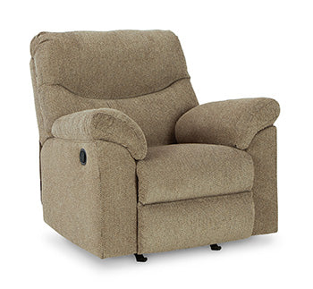 Alphons Reclining Loveseat - Brown/Beige