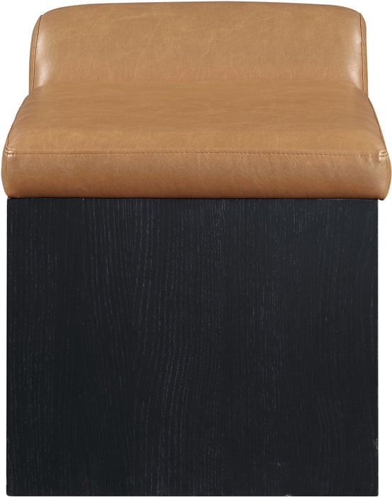 Delphine Vegan Leather Upholstered Bench