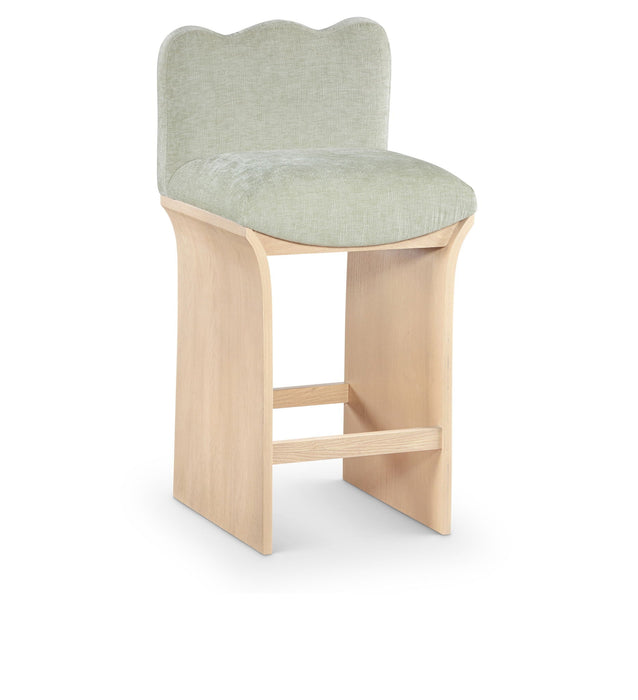 Shaw Chenille Fabric Upholstered Counter Stool