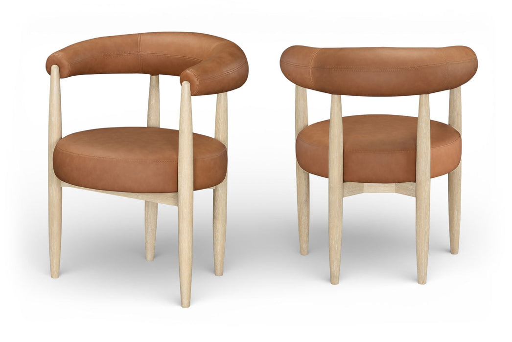 Sable Vegan Leather Upholstered Dining Chair