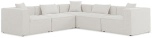 Cube 108" Fabric Upholstered 5pc Modular Sectional