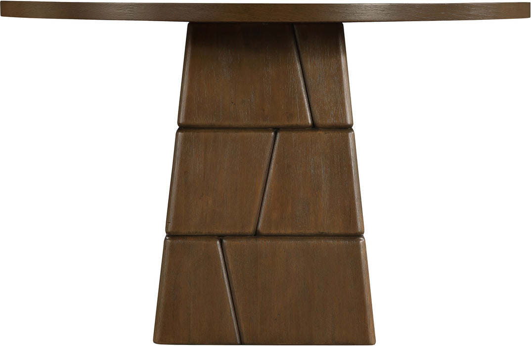 Tavio 48" Oak Veneer And Solid Wood Dining Table