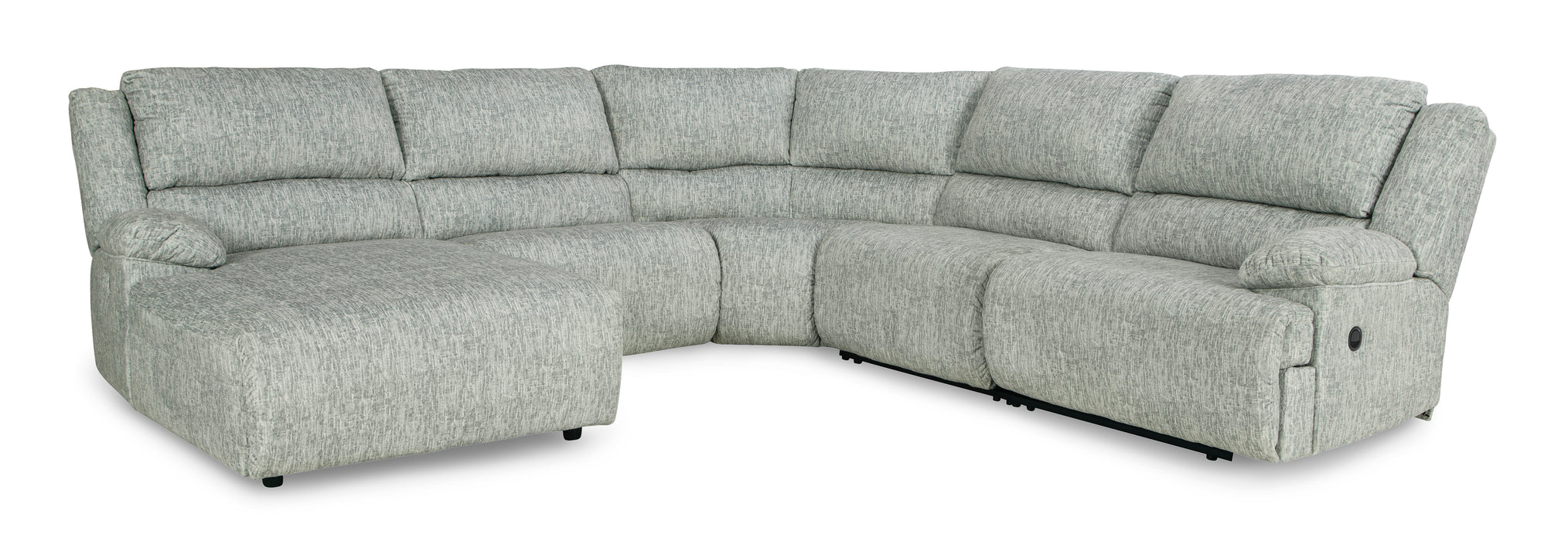 McClelland 5-Piece Reclining Sectional with Chaise