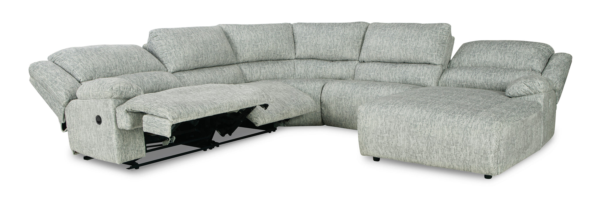 McClelland 5-Piece Reclining Sectional with Chaise