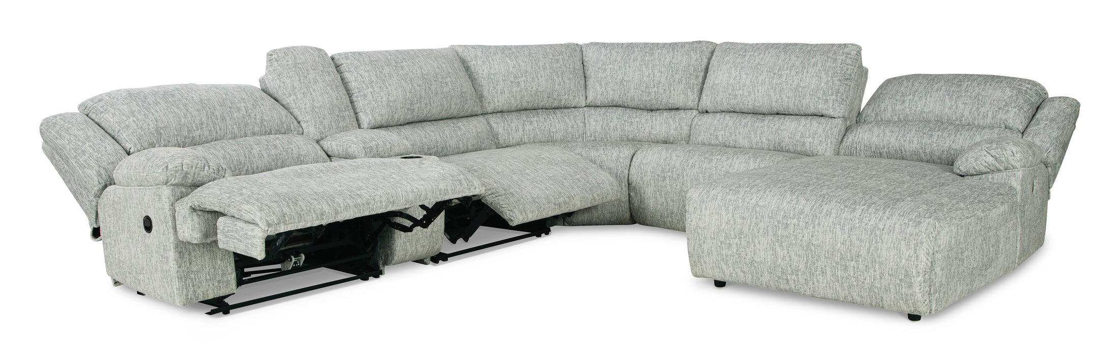 McClelland 6-Piece Reclining Sectional with Chaise