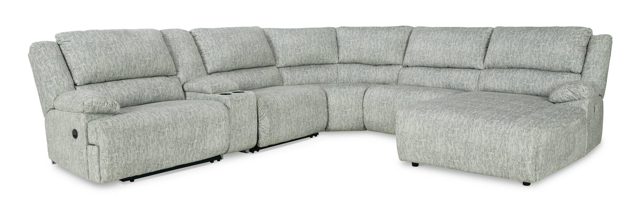 McClelland 6-Piece Reclining Sectional with Chaise