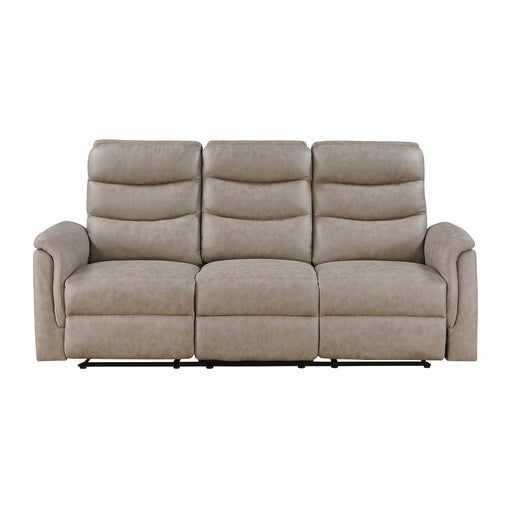 Metric Double Reclining Sofa with Drop-down Cup Holders (8360TPE)