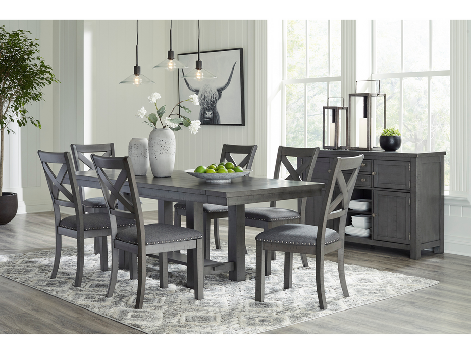 Myshanna Dining Table and 6 Chairs