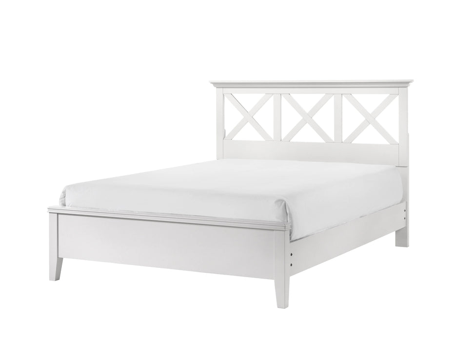 White Nova II King X Bed 1280-111