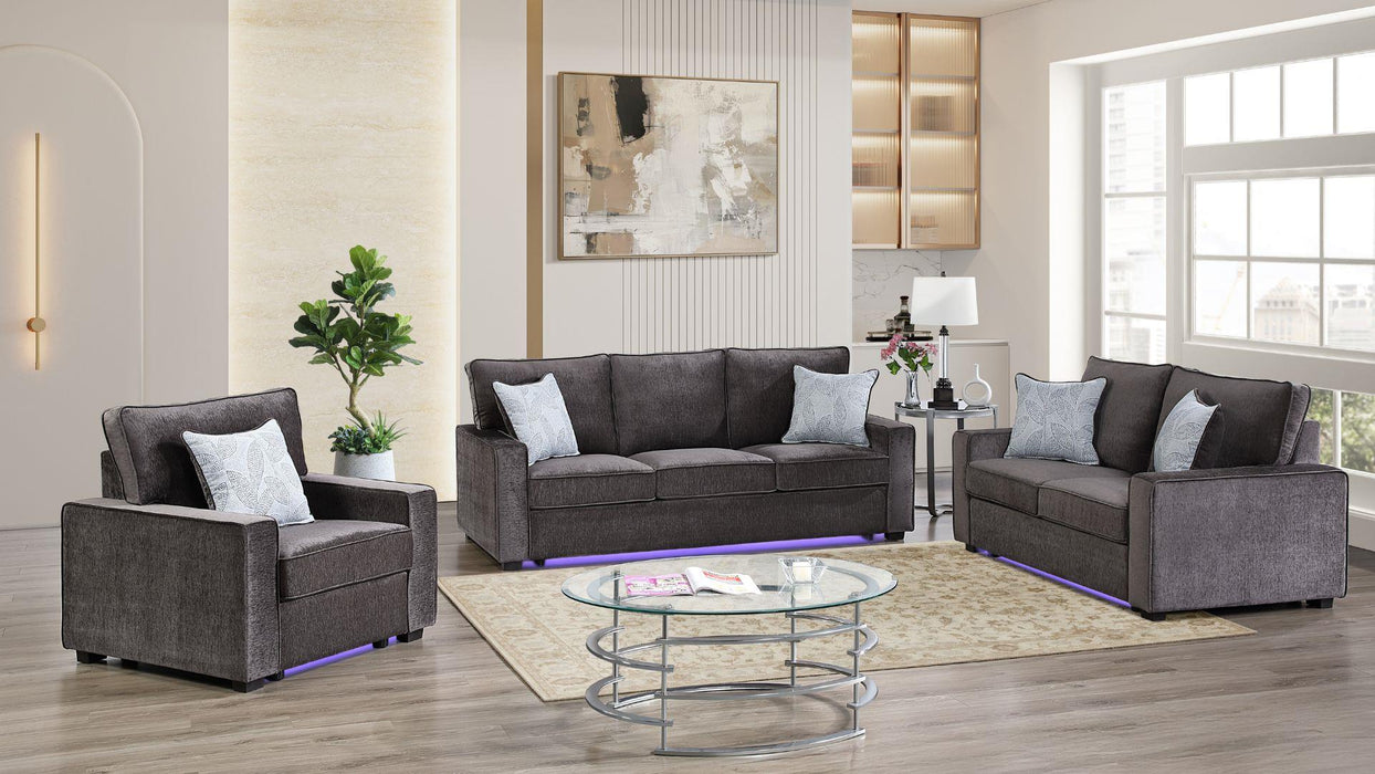Rita Accent Chair – Rita Chair in Charcoal by Galaxy Home Furnishings