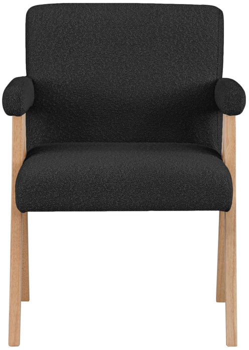 Woodloch Boucle Fabric Upholstered Accent Chair