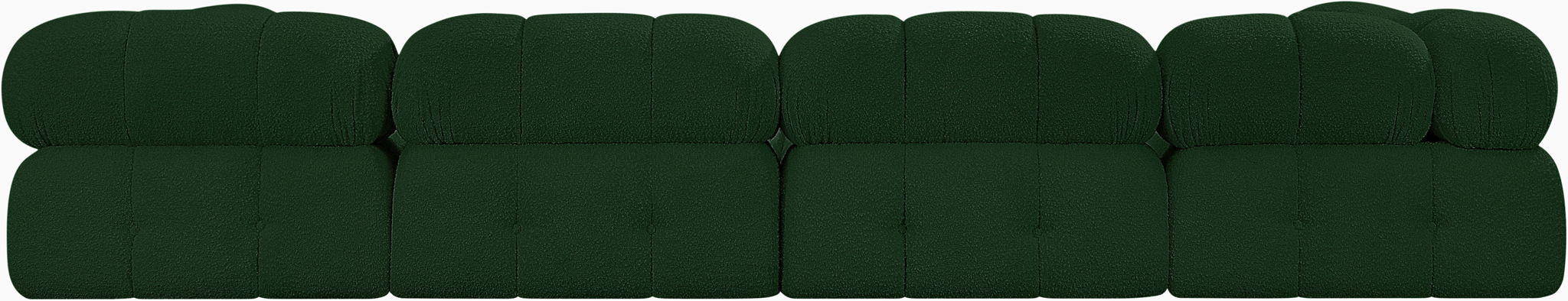 Ames 136" Boucle Fabric Upholstered 6pc. Modular Sectional