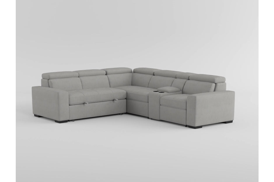 Farrah 3-Piece Sectional with Adjustable Headrests