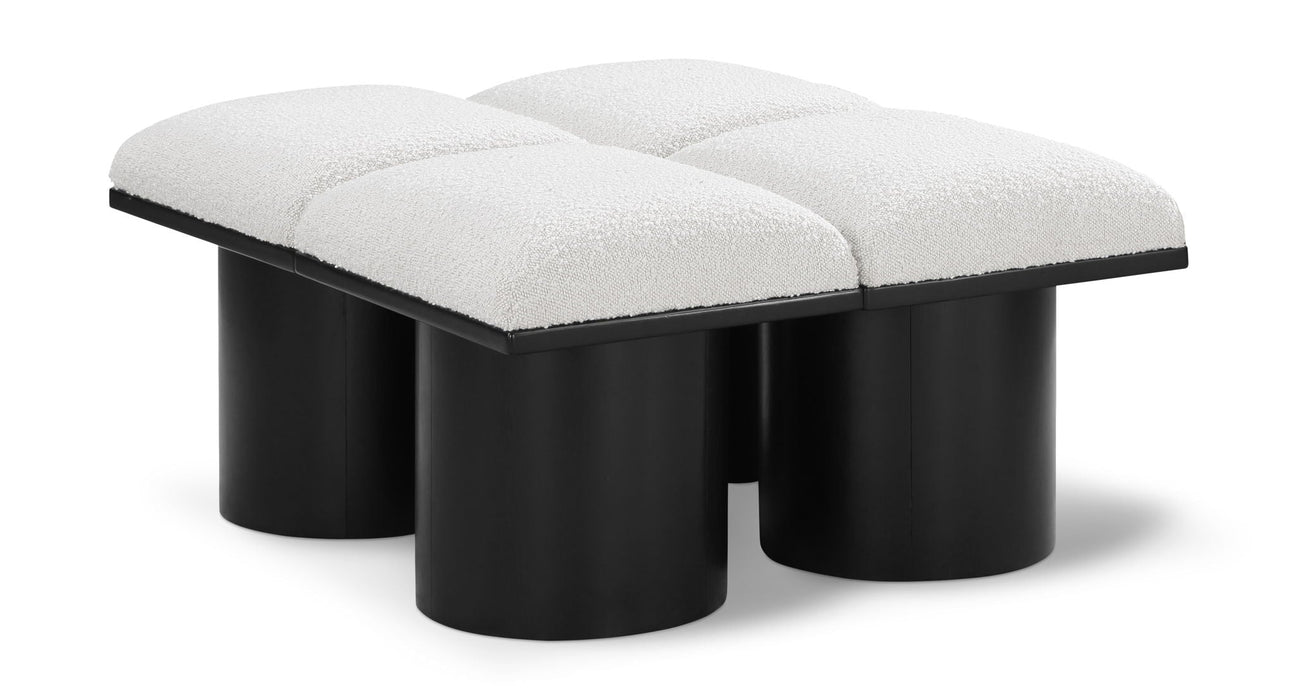 Pavilion Boucle Fabric Upholstered 4pc. Modular Bench