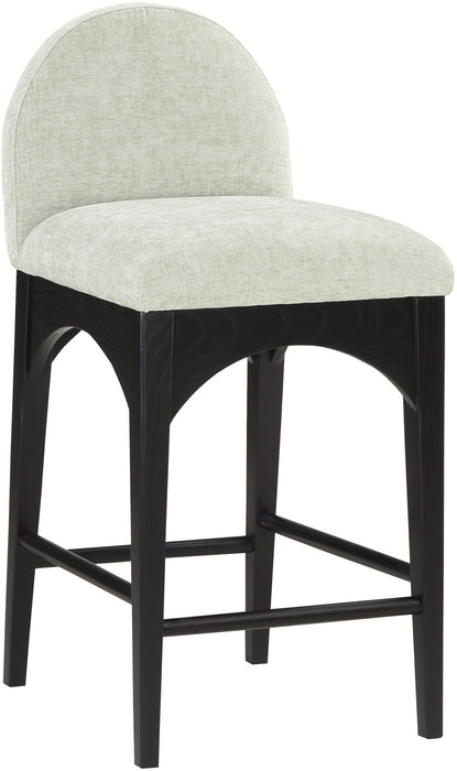 Waldorf Chenille Fabric Upholstered Counter Stool