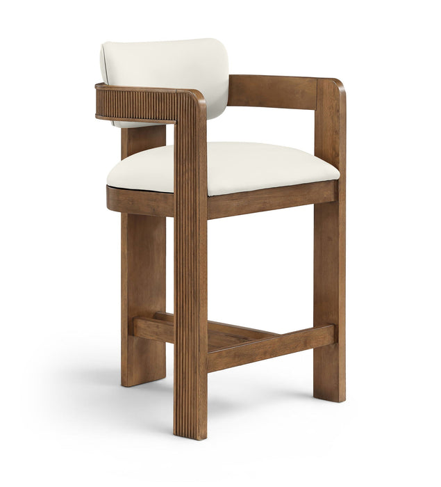 Sacha Vegan Leather Upholstered Counter Stool