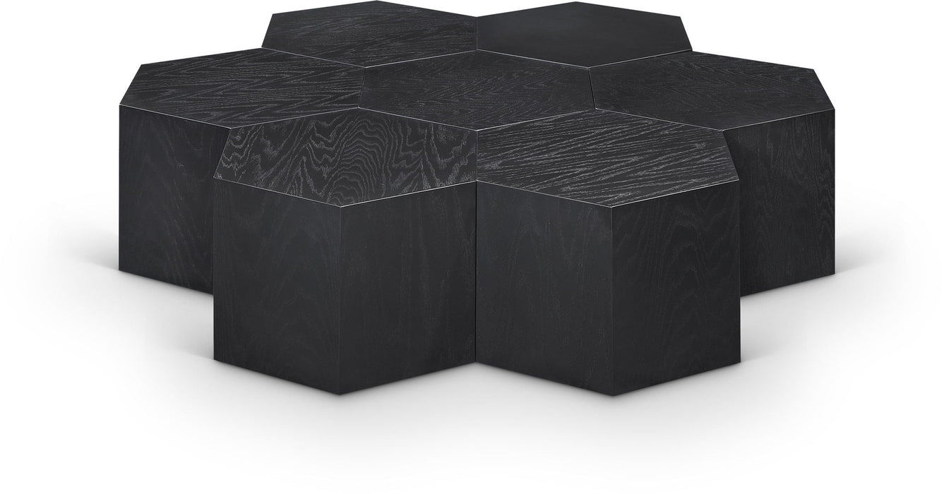 Eternal Oak Wood 7pc. Modular Coffee Table