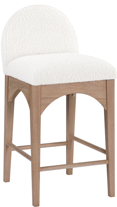 Waldorf Boucle Fabric Upholstered Counter Stool