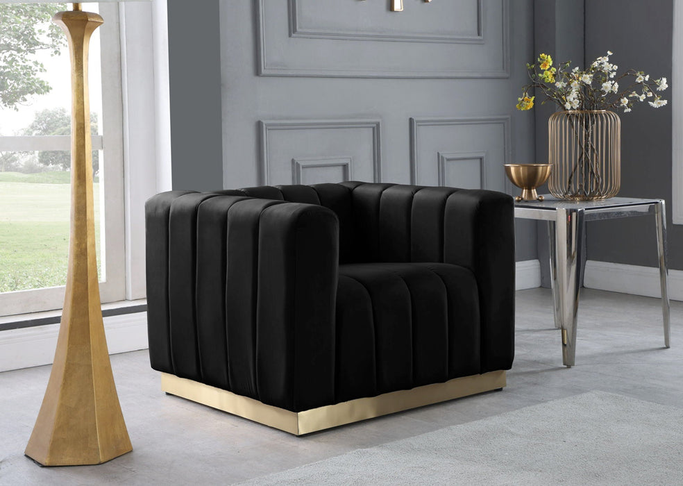 Marlon Velvet Upholstered Chair