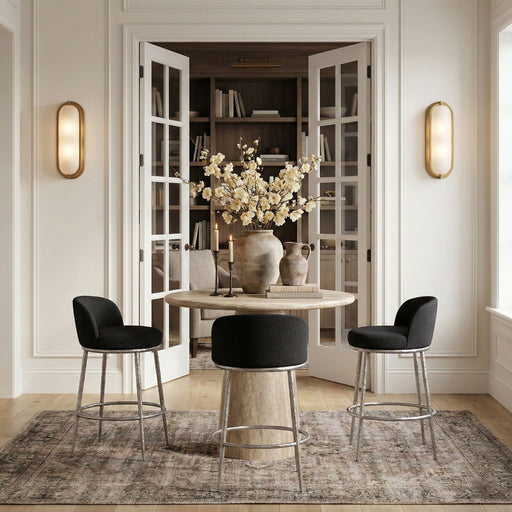 Ferro Performance Fabric Upholstered Bar Stool