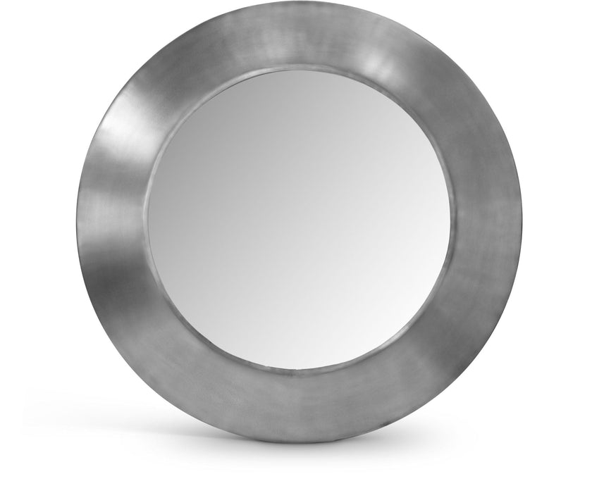 Sphere 36" W X 36" H Iron Frame Mirror