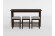 Connected 4-Piece Pack Counter Height Set