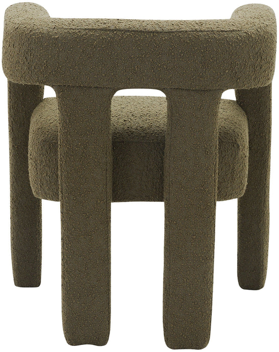 Athena Boucle Fabric Upholstered Accent / Dining Chair