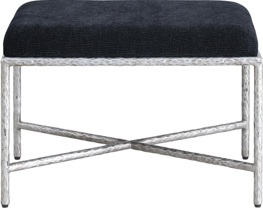 Valley Chenille Fabric Upholstered Bench