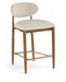 Riccio Vegan Leather Upholstered Counter Stool